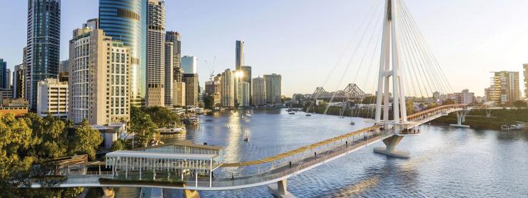 Kangaroo Point Green Bridge