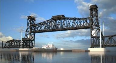 The new Raritan River Bridge - a lift bridge