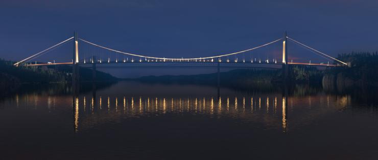 Sotra Connection suspension bridge