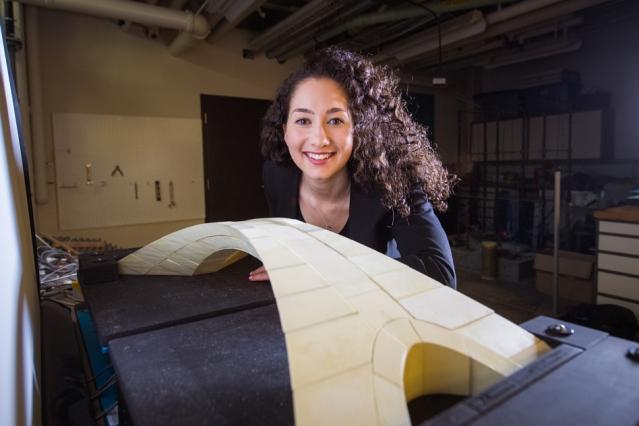 Leonardo's model bridge, with Karly Bast 