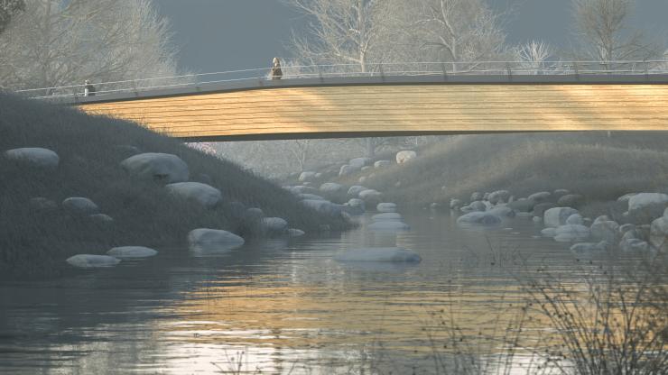 Ballingen Footbridge - Moxon and Miebach