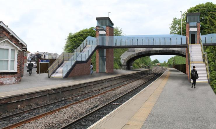 The first Beacon bridge will be build at Garforth station