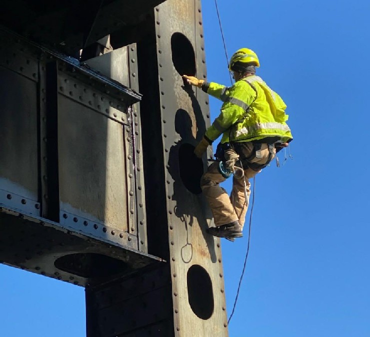 Brent Spence Bridge following fire