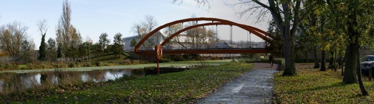 Chelmer Waterfront proposed arch bridge