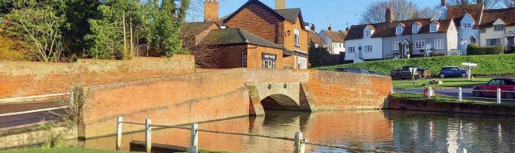 The new bridge in Finchingfield will resemble the existing structure