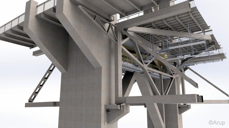 Forth Road Bridge - truss end link repair