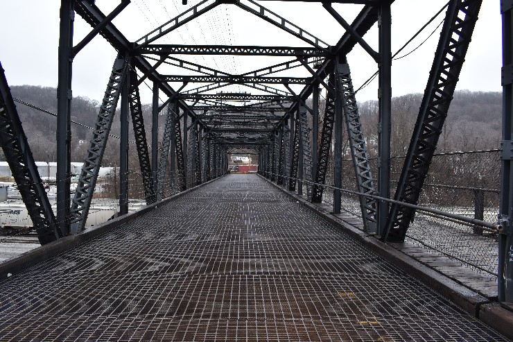 The old Grant Street Bridge