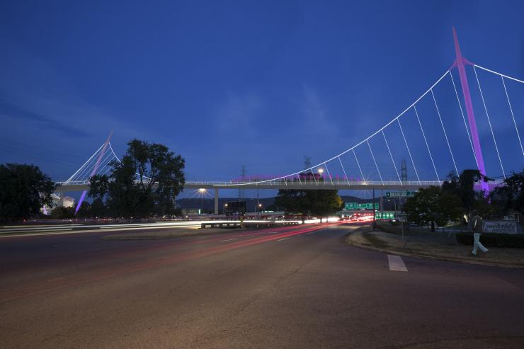 Huntsville Pedestrian Bridge - designed by Rosales & Partners