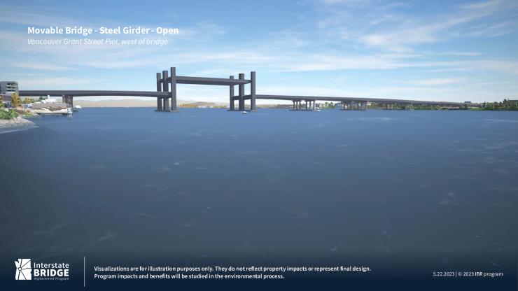 moveable steel girder bridge