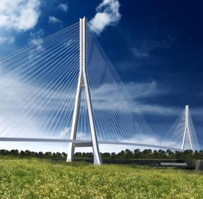 Gordie Howe Bridge - cable-stayed