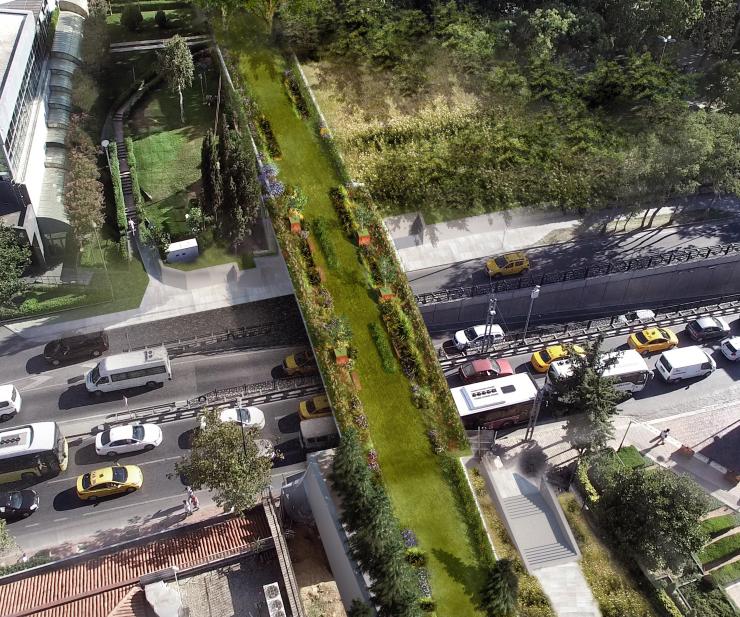 Istanbul parks to be linked by eco footbridge - Bridge Design