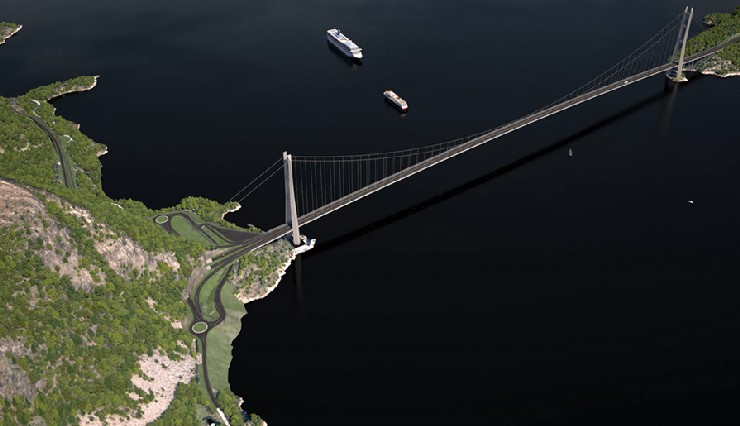 Julsundet crossing - artist's impression