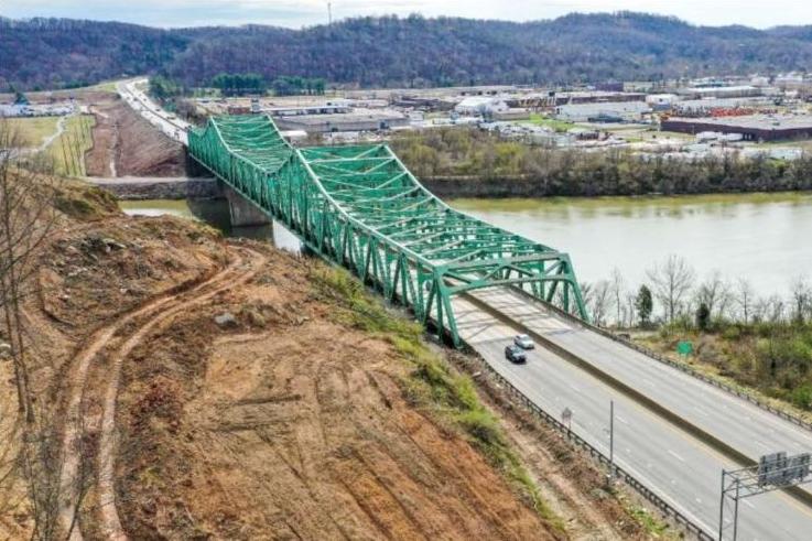 existing bridge over the Kanawha River