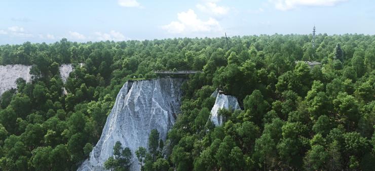 SBP has designed the new structure giving views over the cliffs