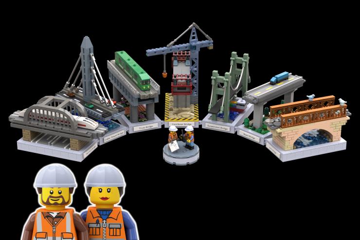 MOCingbird's proposes a set of Lego bridges