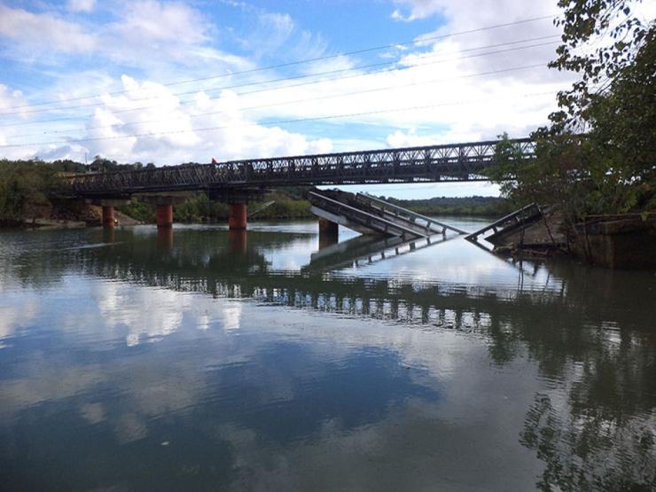 An emergency Mabey Bridge in the Philippines