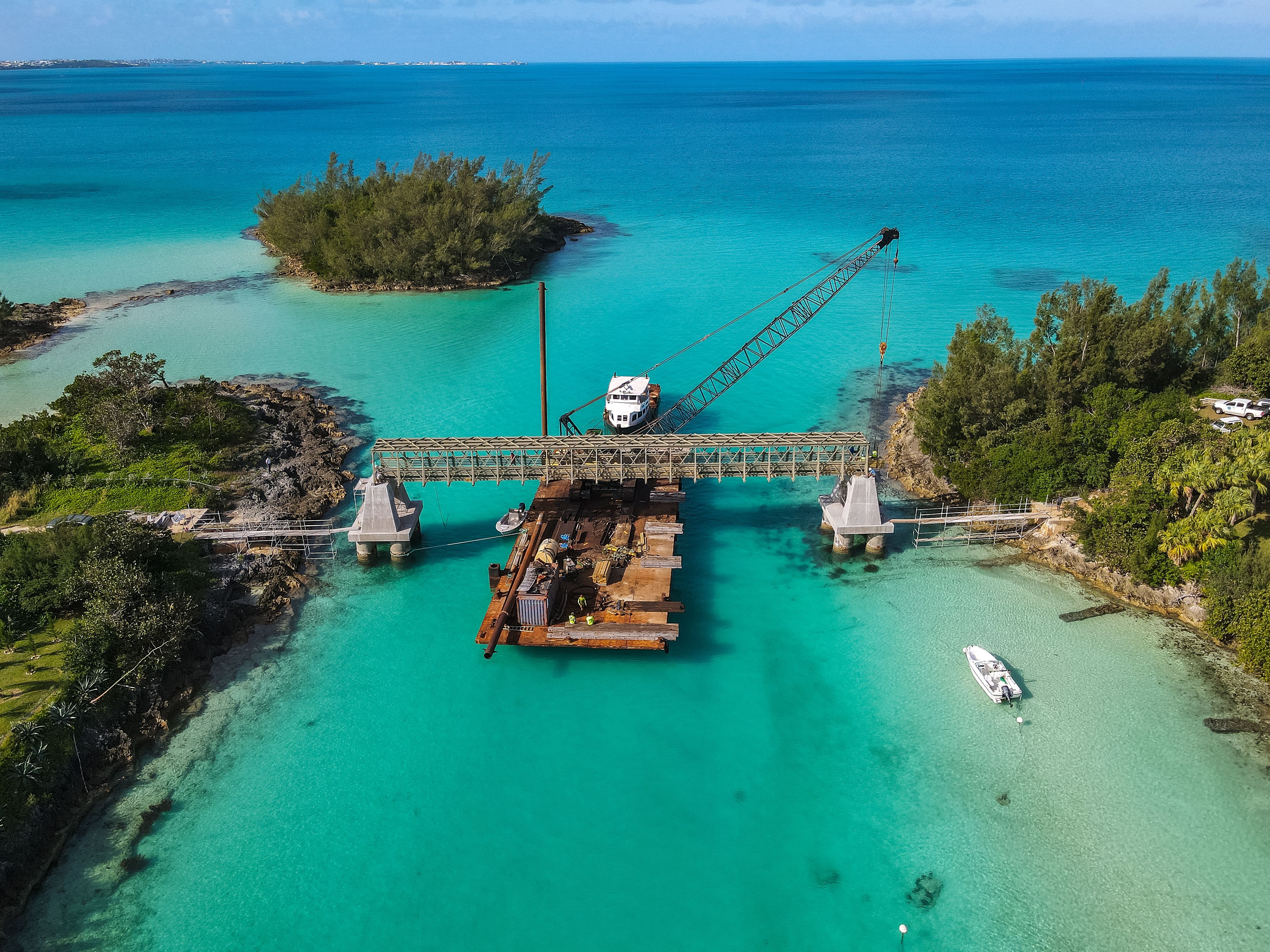 Bermuda gets world's longest pultruded FRP clear span truss bridge - Bridge Design & Engineering (Bd &