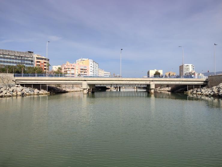 Bridge in Malaga port