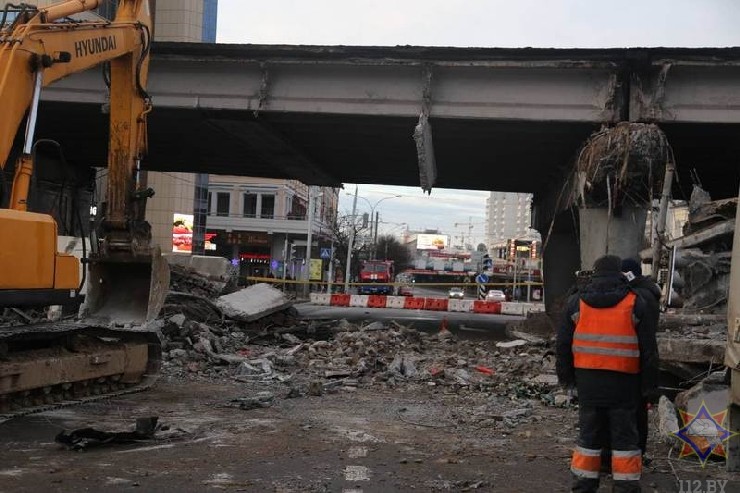 Minsk overpass collapse