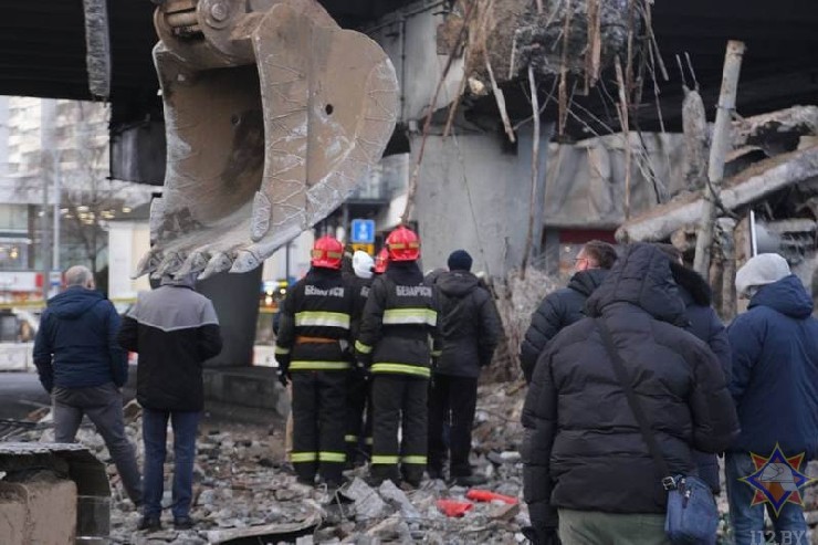 Minsk overpass collapse