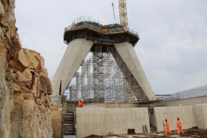 Msikaba Bridge construction, South Africa