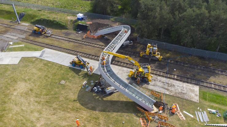 Network Rail's circular bridge