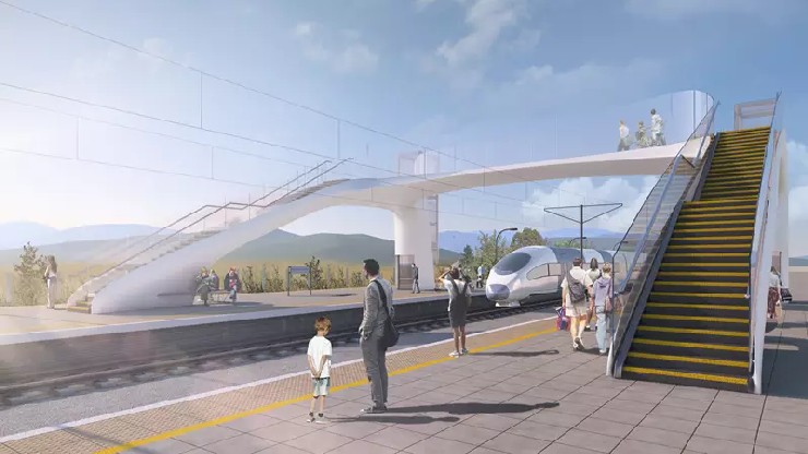 Network Rail - composite footbridge design