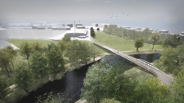 proposed Oxpens River Bridge - design by Knight Architects