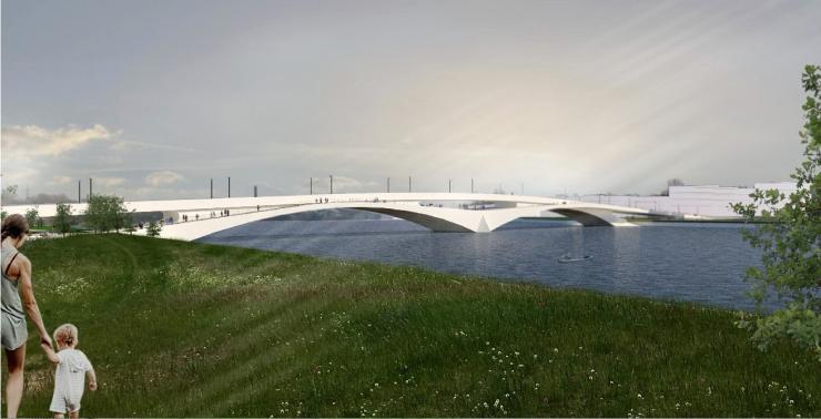 Parnu bridge design competition - 2nd place