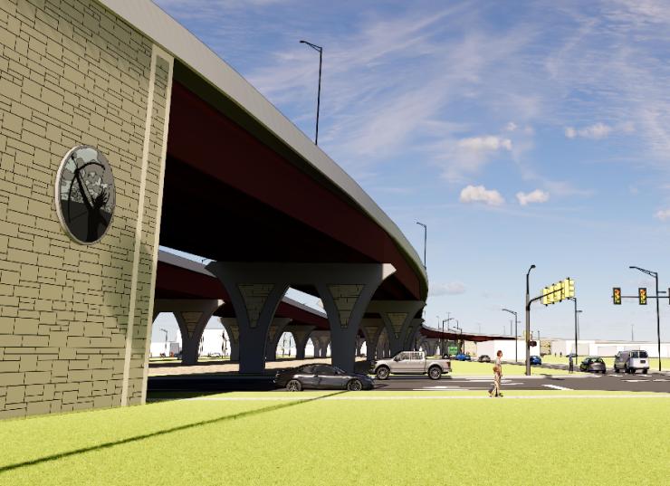 Image of the planned viaduct