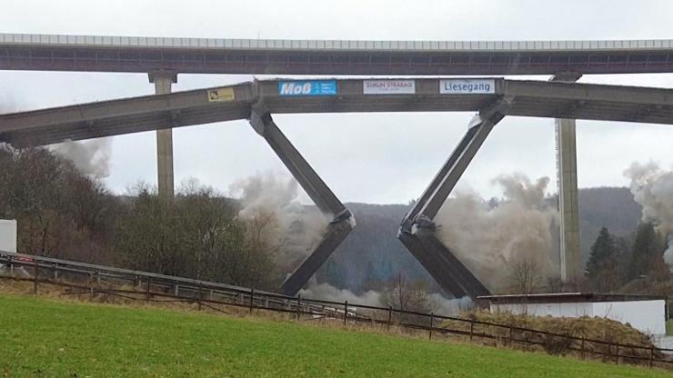 Rinsdorf Viaduct demolition