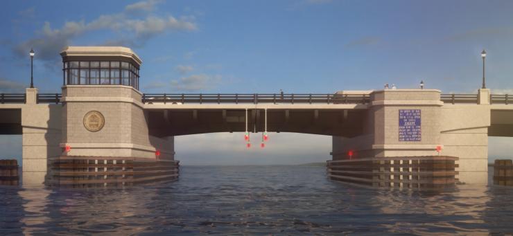 The new Rumson - Sea Bright Bridge