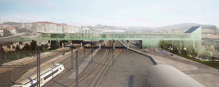 Santiago de Compostela - station bridge