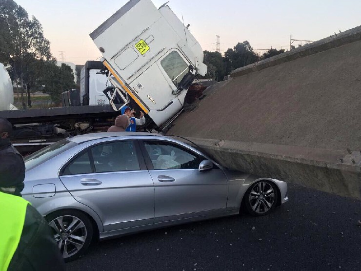 South African bridge collapse