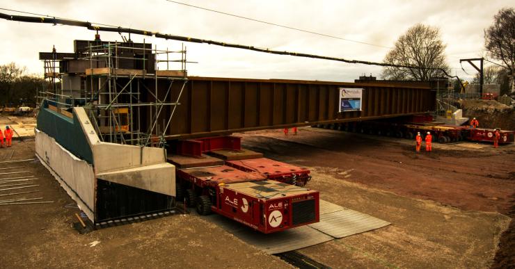 A6 Manchester Airport relief road bridge