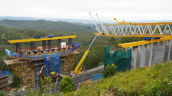 Toowoomba - launching of first girder