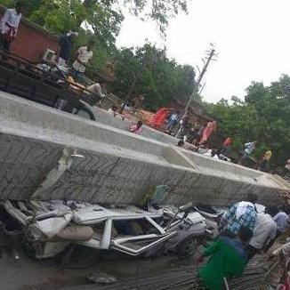 Varanasi flyover collapse - NDRF