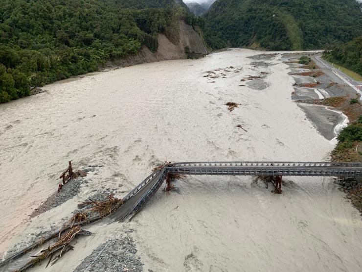 The remains of Waiho Bridge 